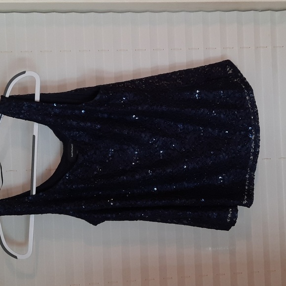 R&M RICHARDS Sequined Lace Pantsuit & Shell Perfect for many special occasions. - Picture 3 of 8